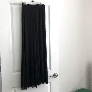 Black Flowing Palazzo Pants